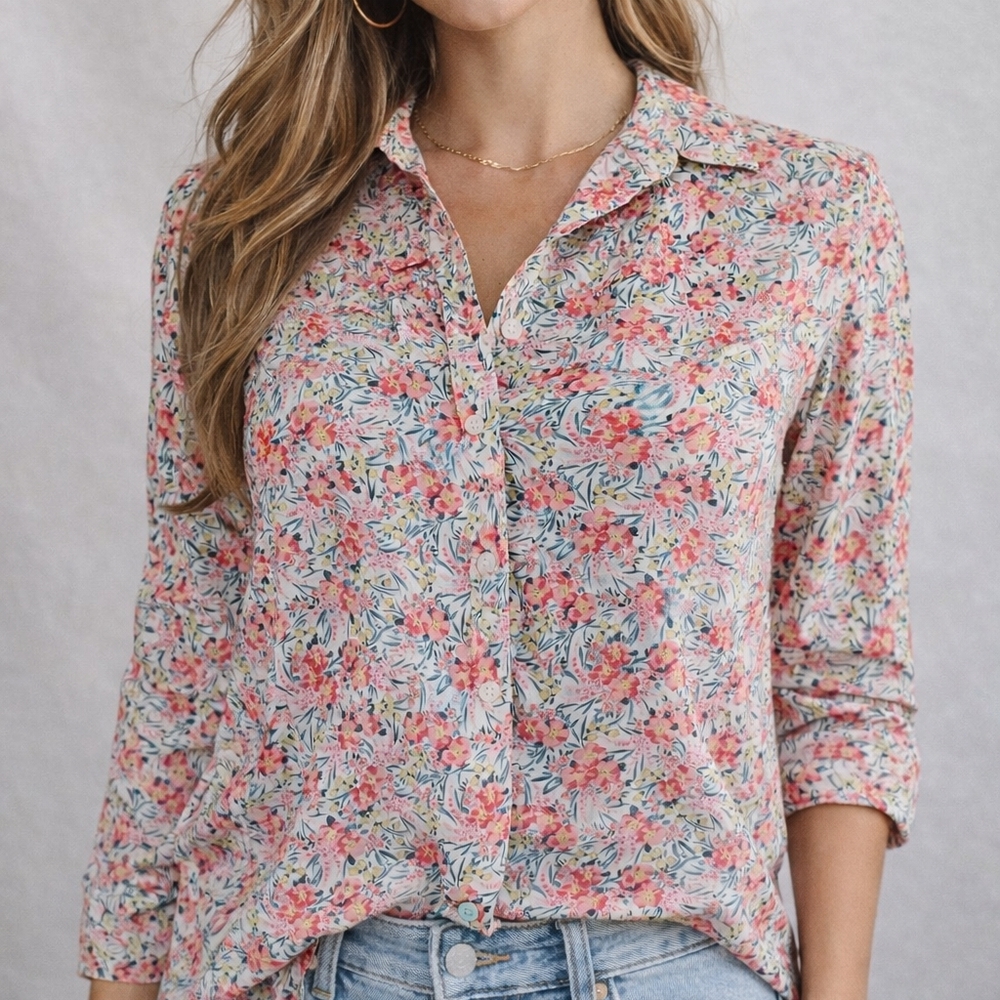 J. Crew Liberty Fabric Floral Button-Down Shirt